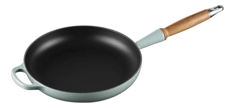 Koekenpan Le Creuset Rond Houten Handvat Sea Salt 26 cm