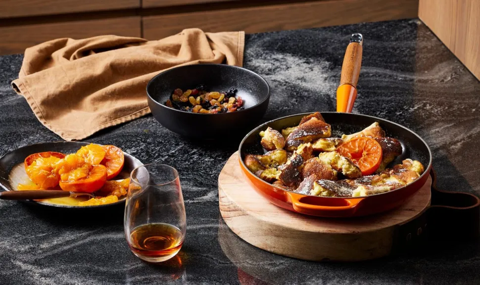 Koekenpan Le Creuset Rond Houten Handvat Sea Salt 26 cm