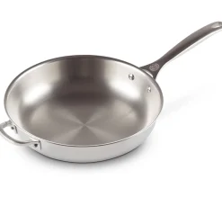 Le Creuset Koekenpan RVS Plus Met Extra Handvat 28 cm Hot