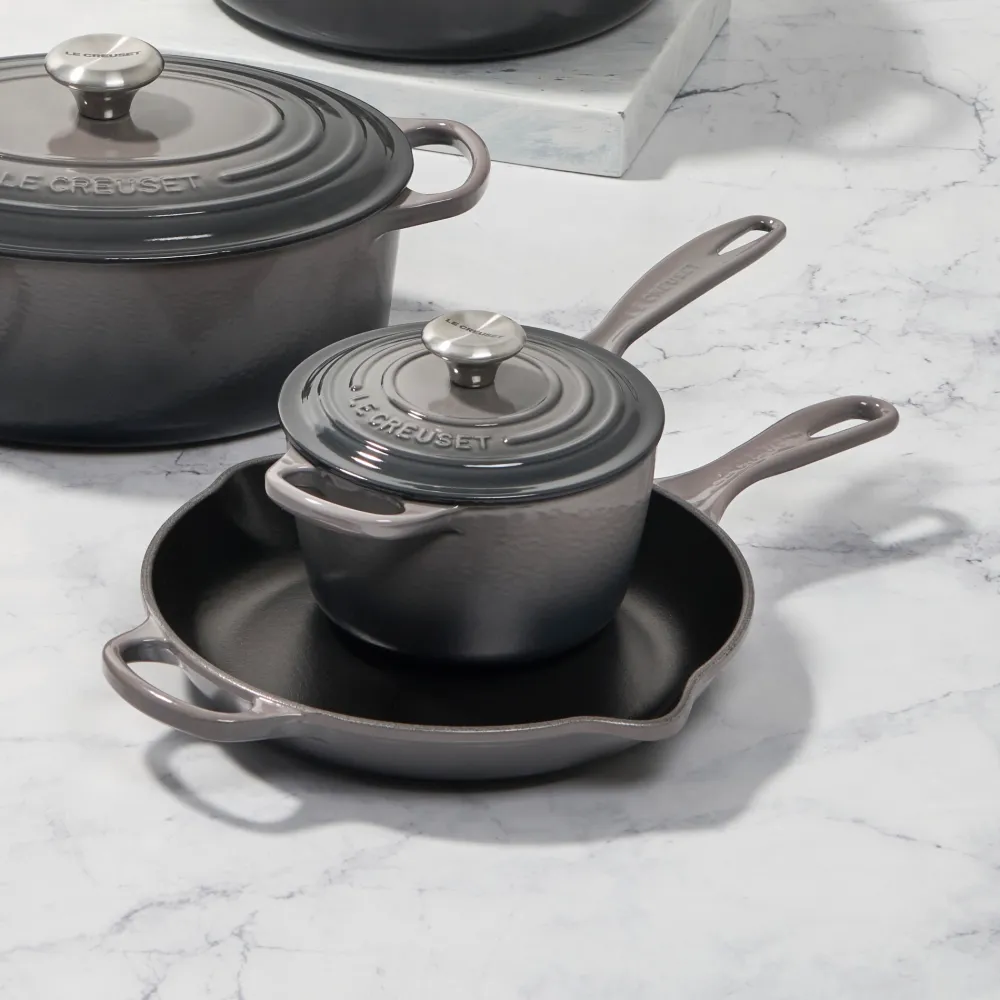 Le Creuset Koekenpan Skillet Rond Flint 23 cm Best