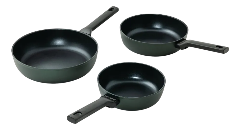 Koekenpan Sambonet Titan Pro Green Double Induction Deep 24 cm