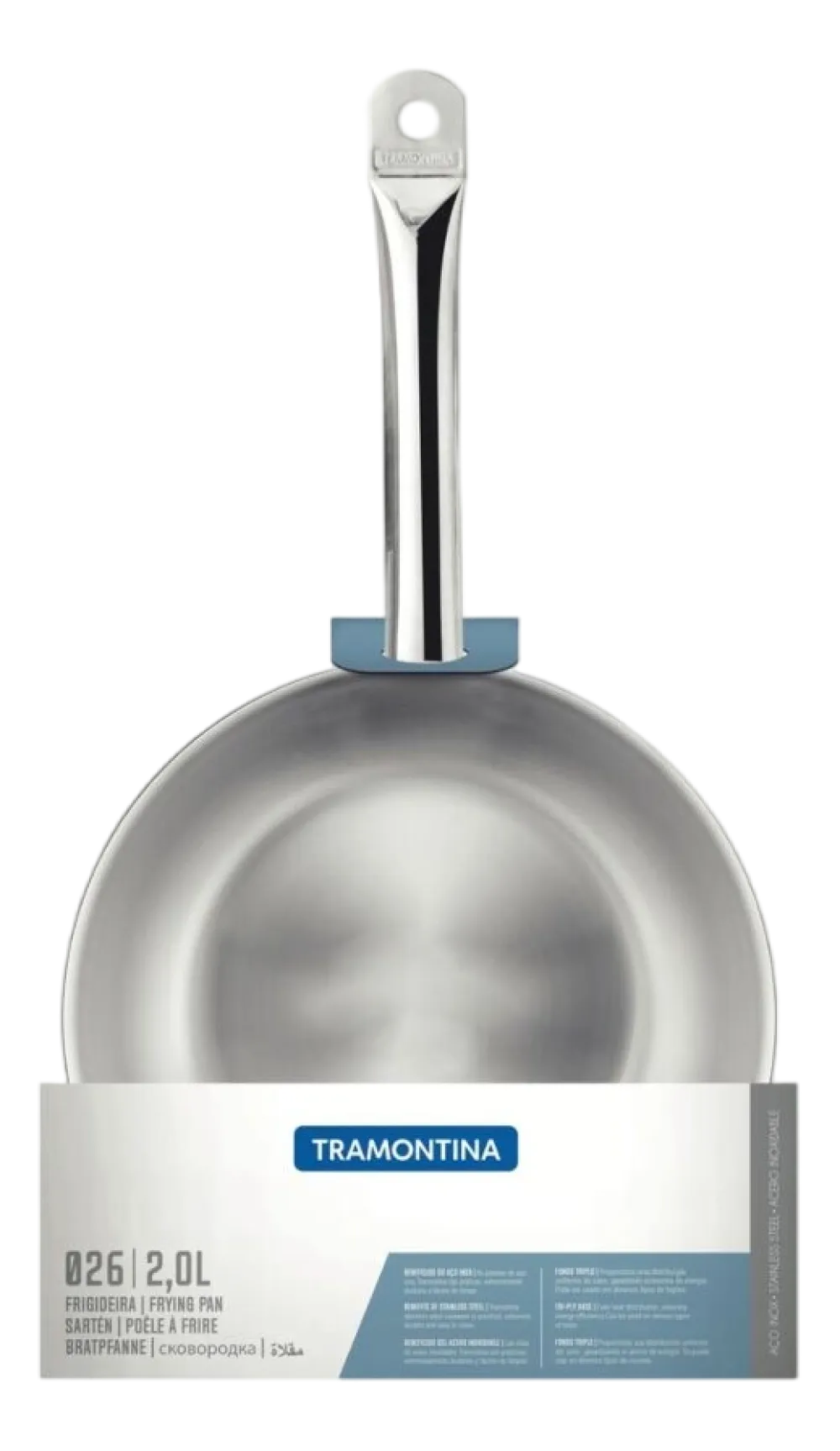 Tramontina Koekenpan Professional 3-Laags Zilver 26 cm