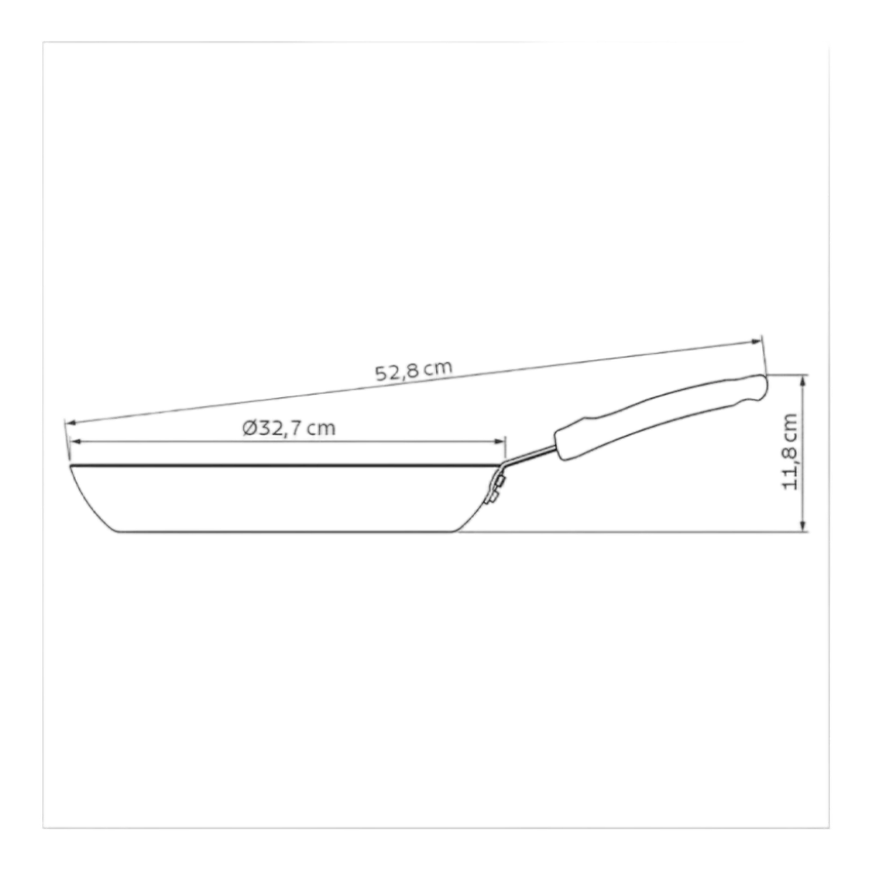 Koekenpan Tramontina Professional Non-Stick Zwart 32 cm