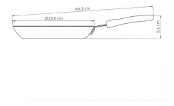 Tramontina Koekenpan Professional Non-Stick Zwart Online