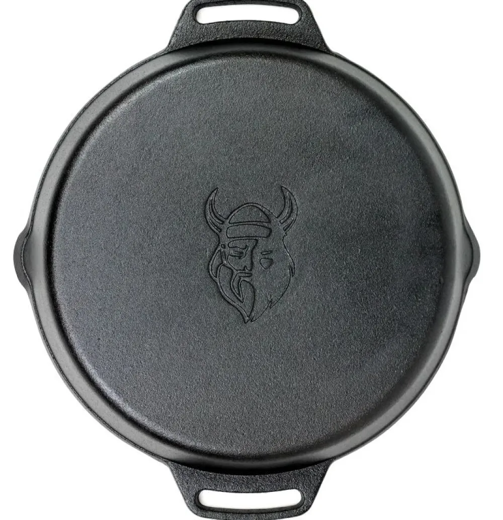 Valhal Outdoor Koekenpan Met Handgrepen 30 cm Outlet