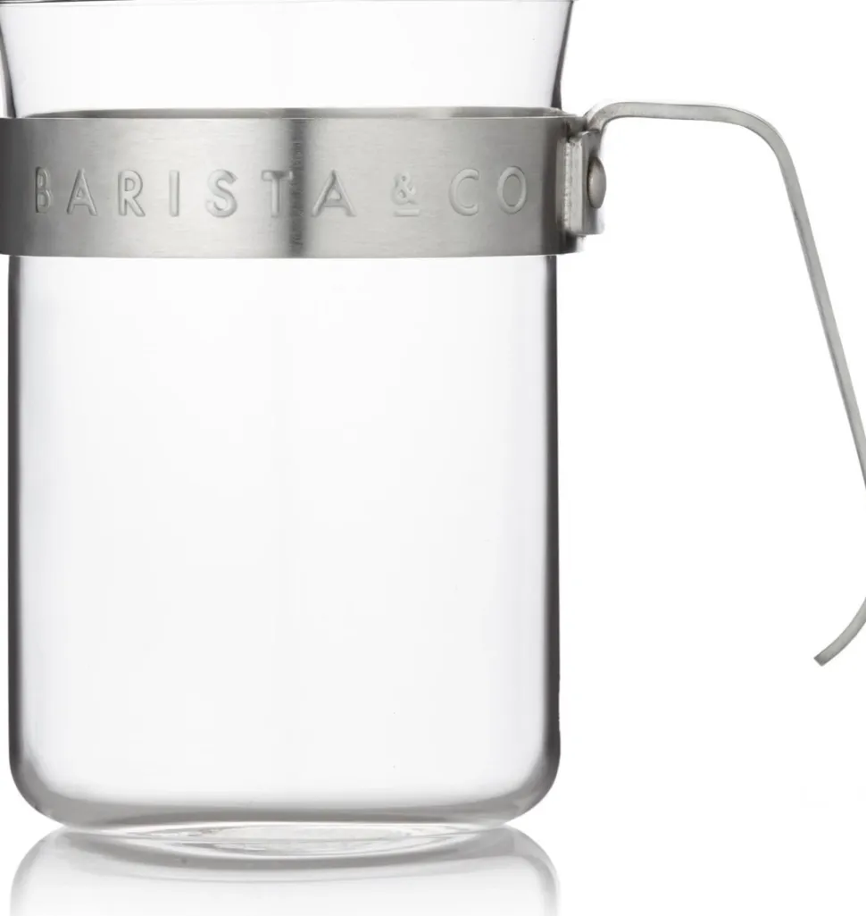 Koffiebeker Barista & Co Zilver (2-Delig)