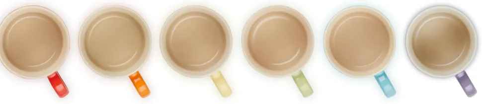 Koffiebeker Le Creuset Regenboog 200ml (6-Delig)