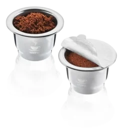 Gefu Koffiecapsules Conscio Zilver (2-delig) Hot