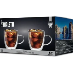 Koffie- en Theeglas Bialetti Capri 350 ml (Set van 2)