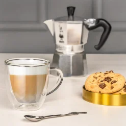 Bialetti Koffie- en Theeglas Capri 160 ml (Set van 2) Hot