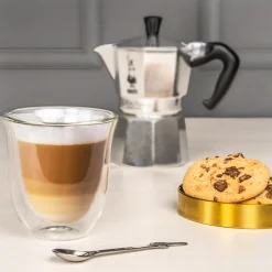 Koffie- en Theeglas Bialetti Firenze 200 ml (Set van 2)
