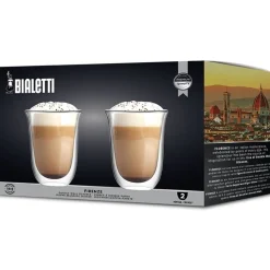 Koffie- en Theeglas Bialetti Firenze 300 ml (Set van 2)