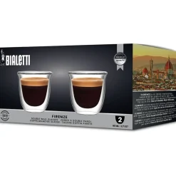 Bialetti Koffie- en Theeglas Firenze 80 ml (Set van 2) Best