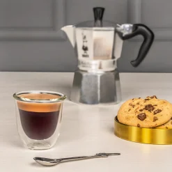 Bialetti Koffie- en Theeglas Firenze 80 ml (Set van 2) Best