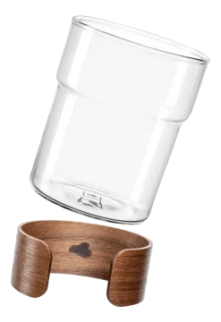 Koffie- en theeglas Leonardo Novo Legno 320ml (Set van 2)