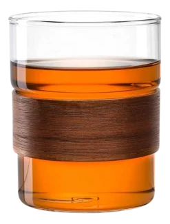 Koffie- en theeglas Leonardo Novo Legno 320ml (Set van 2)