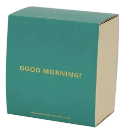 Urban Nature Culture Koffie- en theeset Good Morning Cup and Plate Valuri Emerald Green 250 ml (Set van 4) Clearance