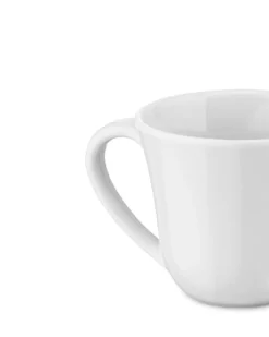 Koffiekop Alessi KU White Porcelain 70 ml (Set van 4)