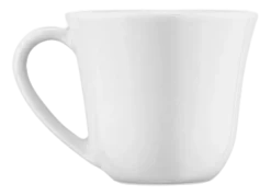 Koffiekop Alessi KU White Porcelain 70 ml (Set van 4)
