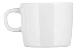 Alessi Koffiekop PlateBowlCup White Porcelain 80 ml (Set van 4) Clearance