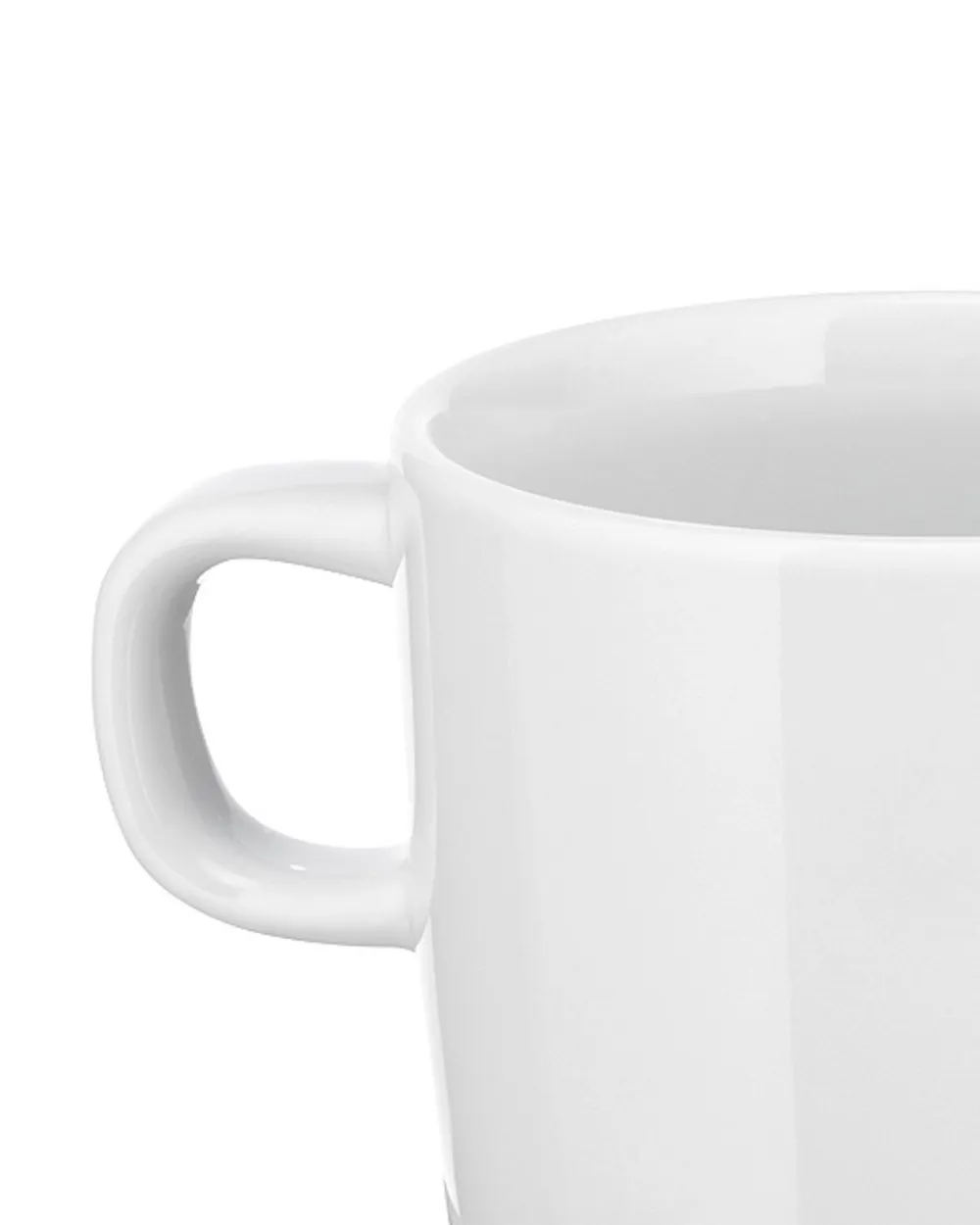 Alessi Koffiekop PlateBowlCup White Porcelain 80 ml (Set van 4) Clearance