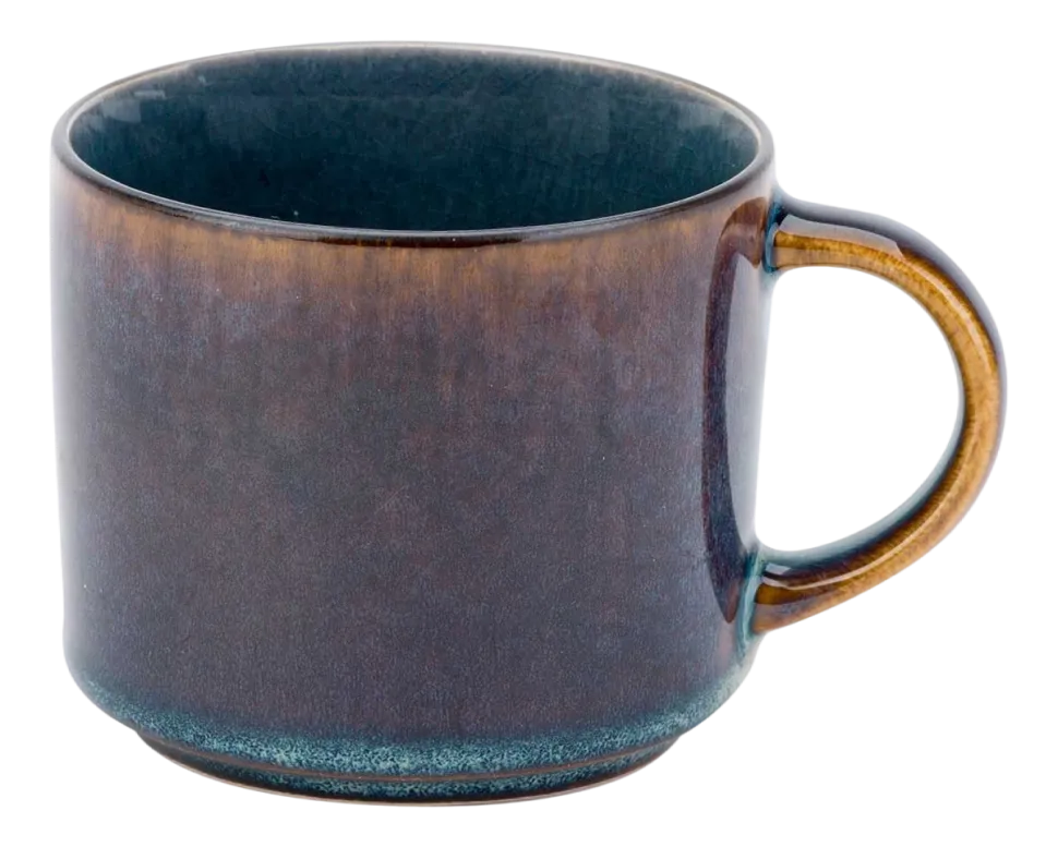 Koffiekop Cosy & Trendy Quintana Blue 220 ml (Set van 6)