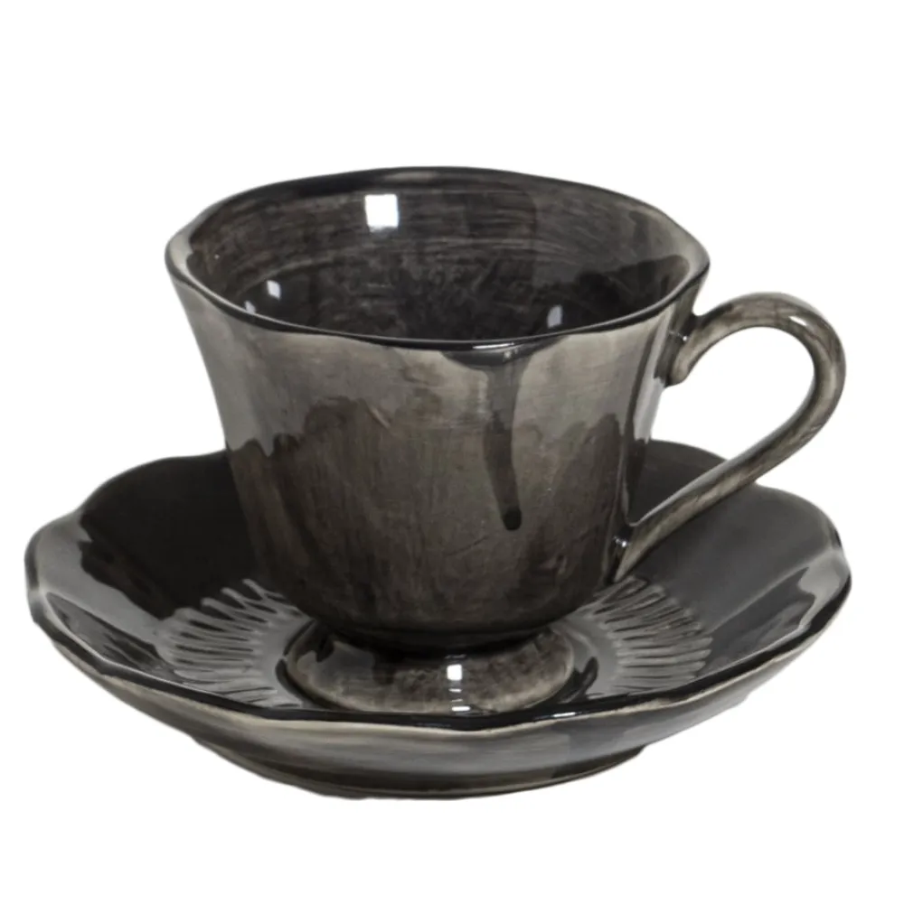 The Table Koffiekop Met Schotel Attic Liquorice Clearance