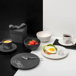 Koffiekop Met Schotel Villeroy & Boch Manufacture Rock Mickey Mouse Multi 160ml (4-delig)