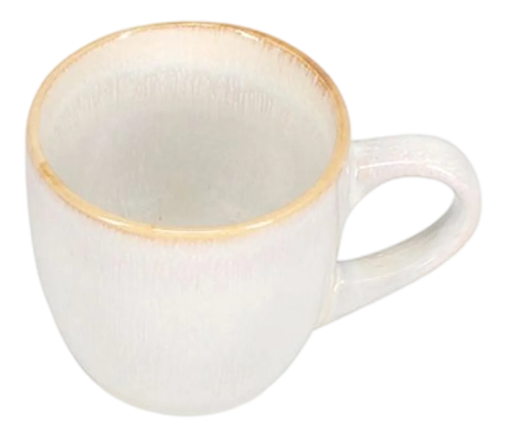 Salt & Pepper Koffiekop Artisan White 220 ml (Set van 4) Online