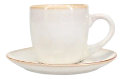 Salt & Pepper Koffiekop Artisan White 220 ml (Set van 4) Online
