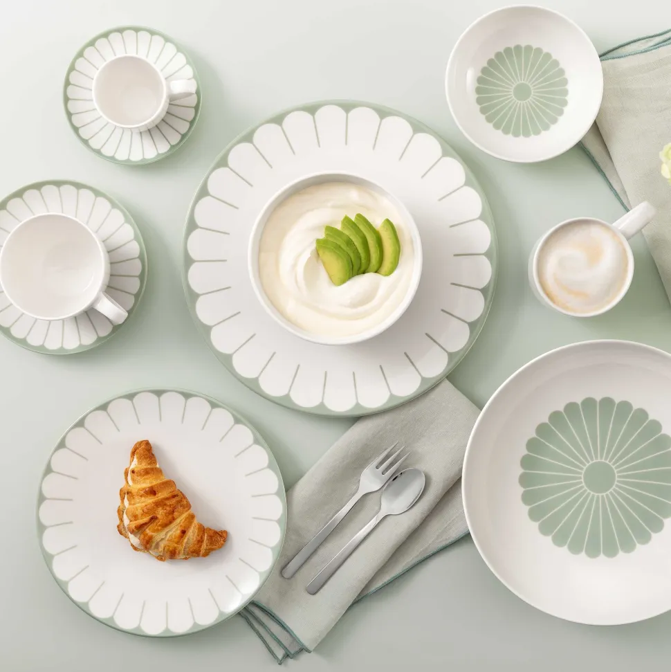 Koffiekop Villeroy & Boch Fleur Vert 160ml (6 delig)