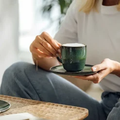 Koffiekop Villeroy & Boch Lave Vert 160ml (6 delig)