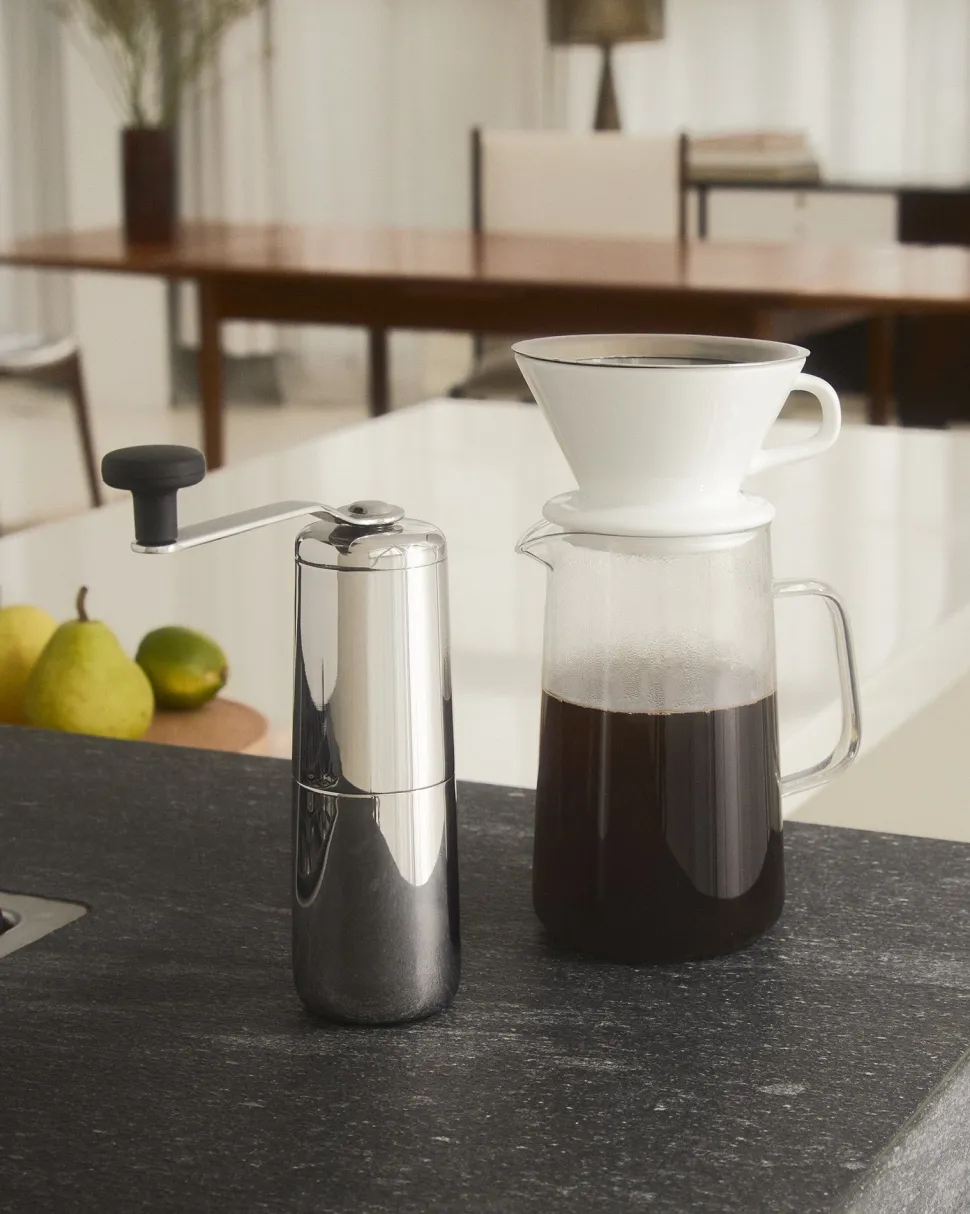Koffiemaker Set Alessi Slow Coffee Stainless Steel (4-Delig)