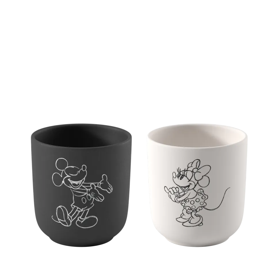 Koffiemok Villeroy & Boch Manufacture Rock Mickey Mouse Multi 280ml (2-delig)