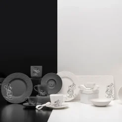 Koffiemok Villeroy & Boch Manufacture Rock Mickey Mouse Multi 280ml (2-delig)