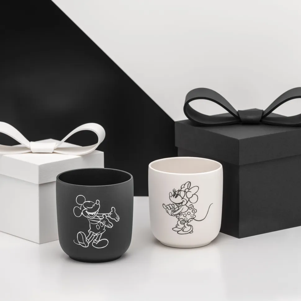 Koffiemok Villeroy & Boch Manufacture Rock Mickey Mouse Multi 280ml (2-delig)