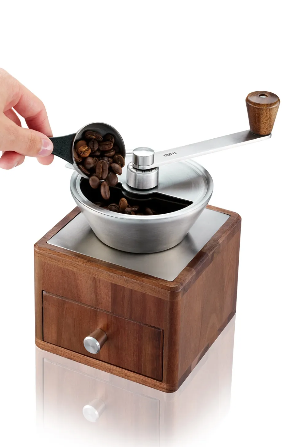 Koffiemolen Gefu Giro Bruin