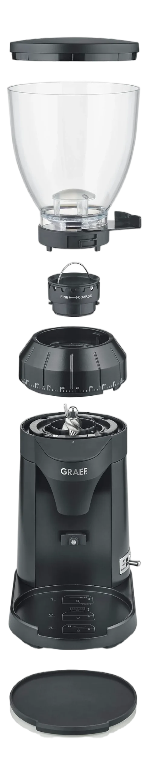 Koffiemolen Graef CM8002 Zwart
