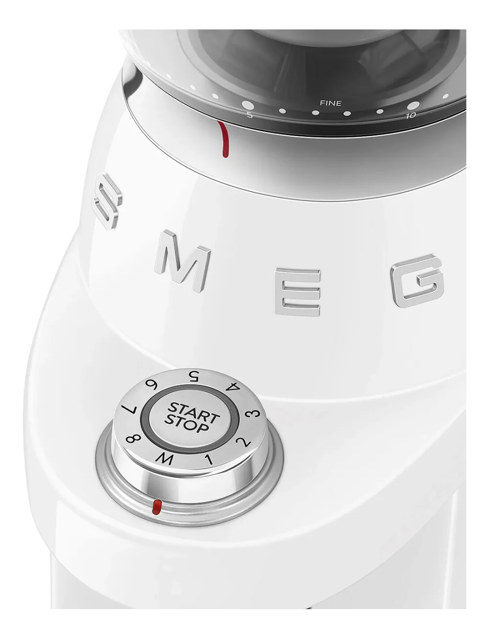 Smeg Koffiemolen CGF03WHEU 50 Style Wit Sale