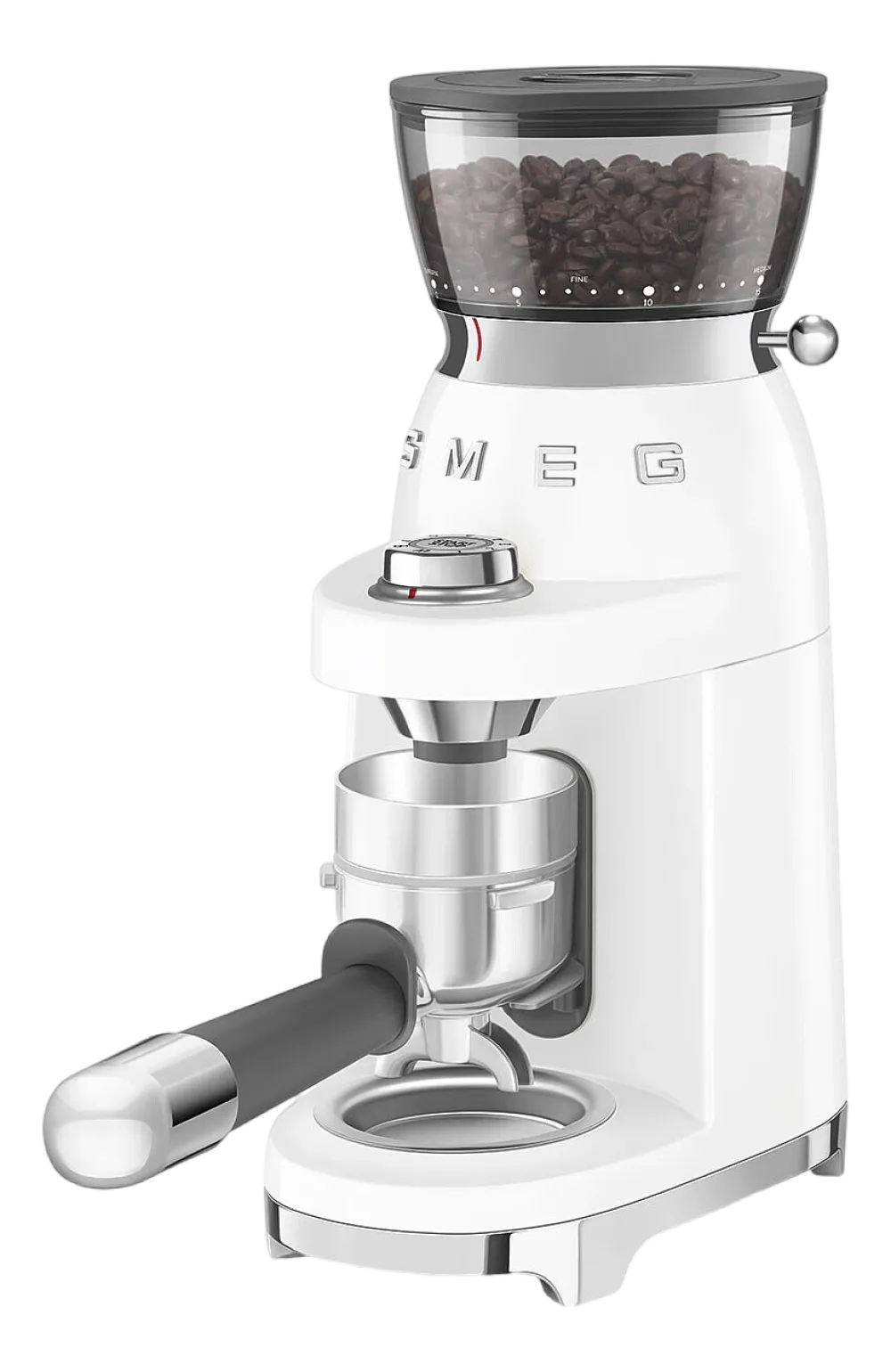 Smeg Koffiemolen CGF03WHEU 50 Style Wit Sale