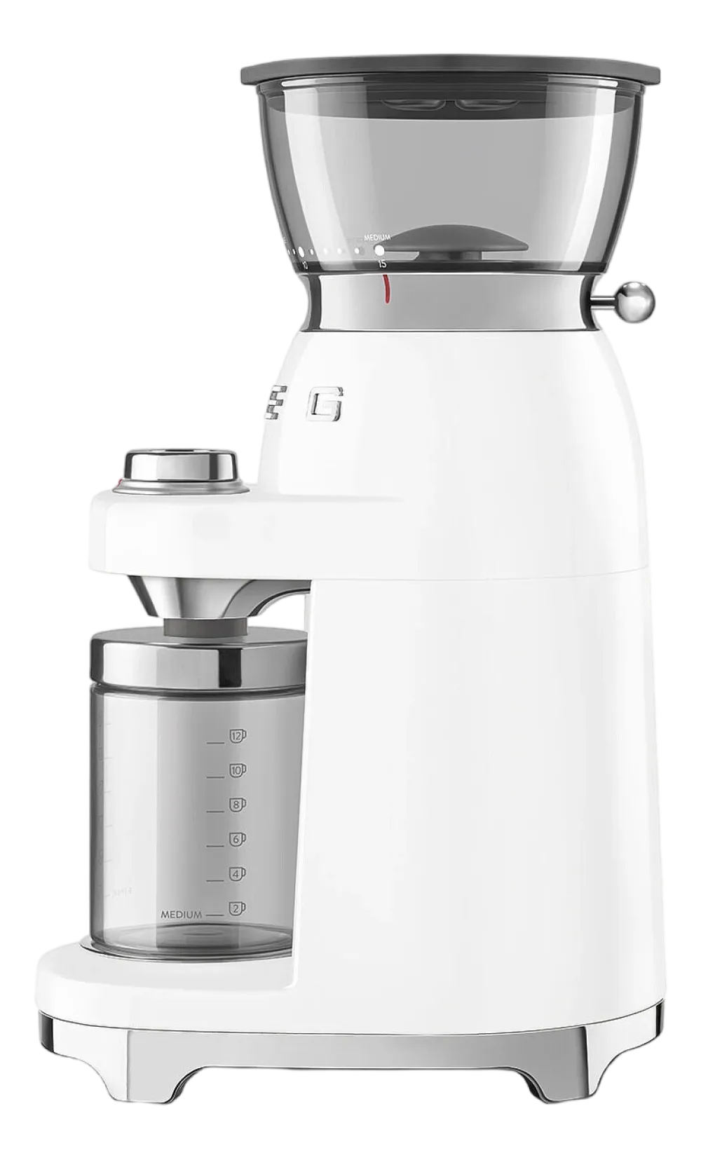 Smeg Koffiemolen CGF03WHEU 50 Style Wit Sale