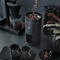 Koffiemolen Wilfa Coffee Grinder Uniform Black inclusief Weegschaal