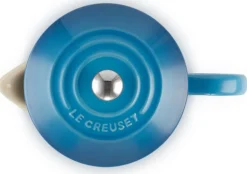 Koffiepot Le Creuset met Pers Marseilleblauw 22 cm