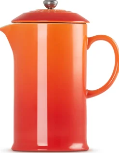 Koffiepot Le Creuset met Pers Oranjerood 22 cm