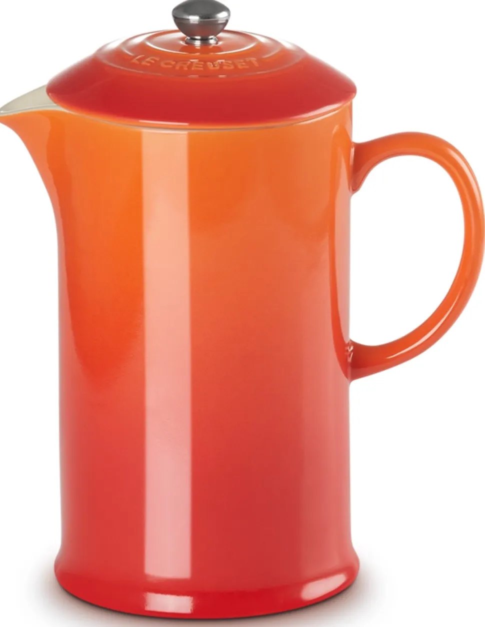 Koffiepot Le Creuset met Pers Oranjerood 22 cm