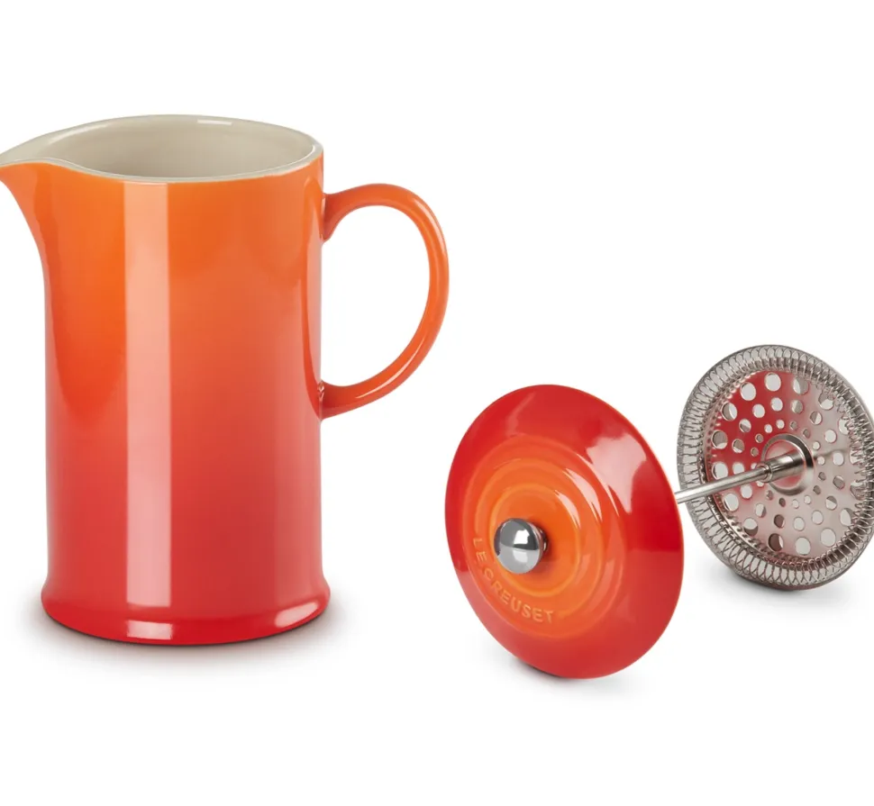 Koffiepot Le Creuset met Pers Oranjerood 22 cm