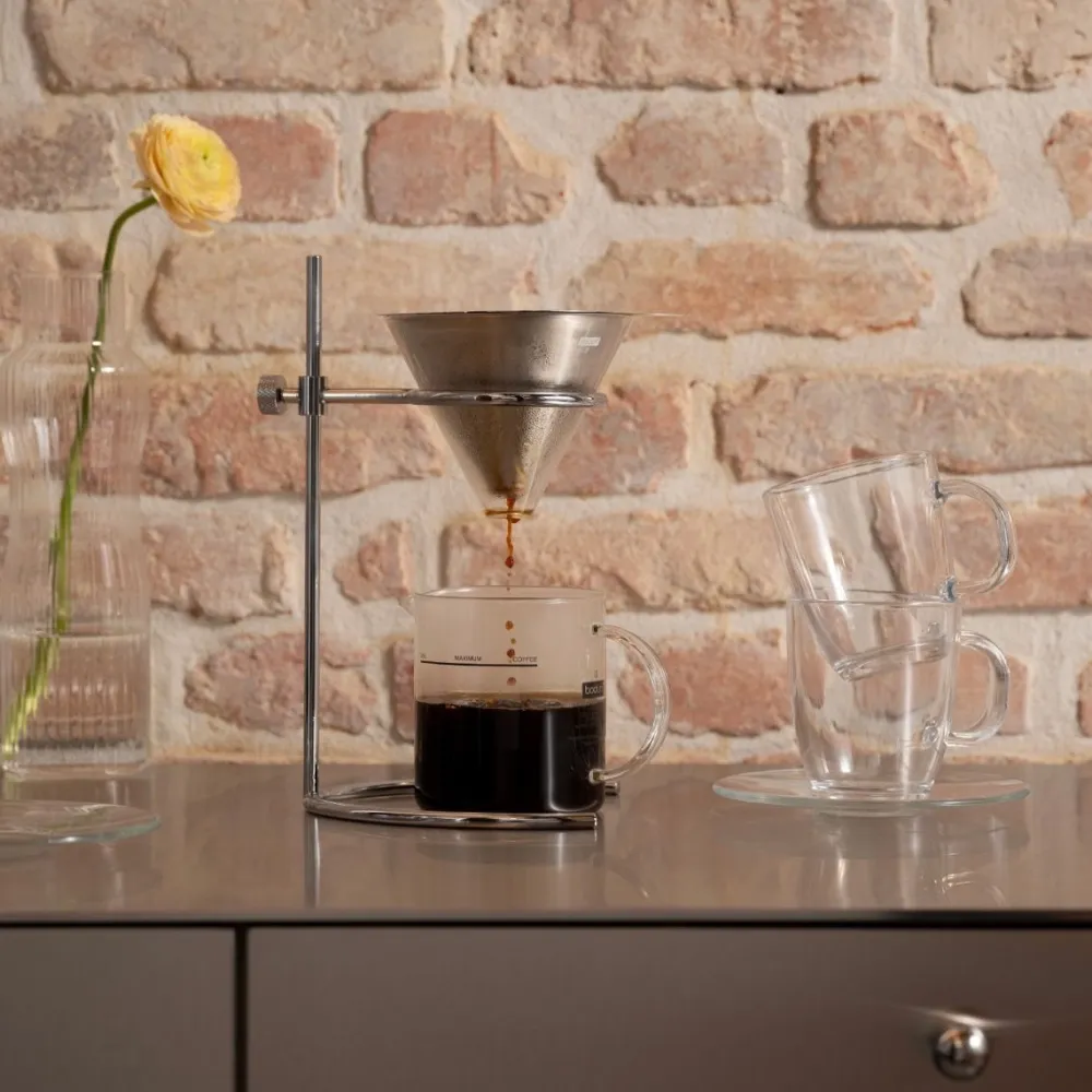Bodum Koffiestation Pour Over Zilver 1 L Sale