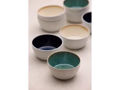 Bitz Kom Gastro White / Dark Blue 12 cm (Set van 4) Outlet