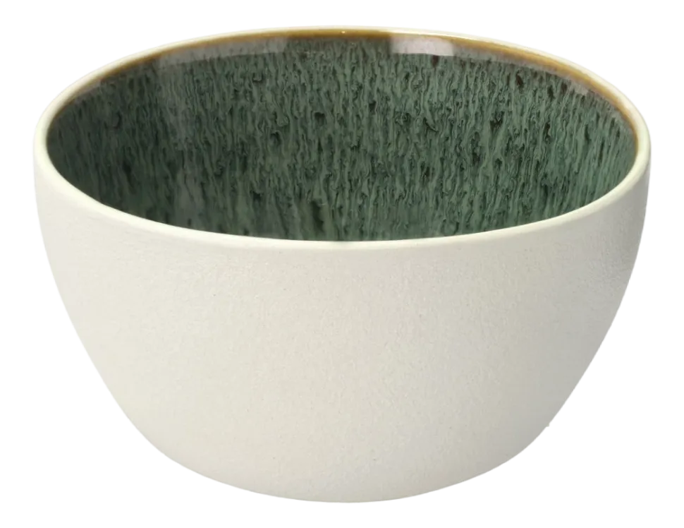 Kom Bitz Gastro White / Green 12 cm (Set van 4)