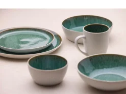Kom Bitz Gastro White / Green 12 cm (Set van 4)